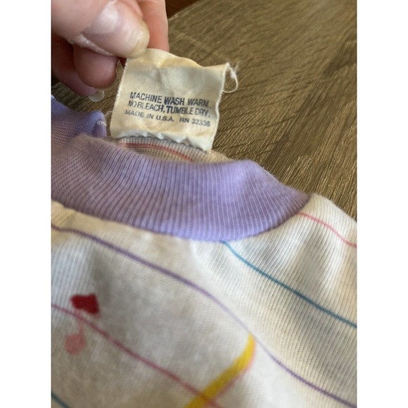 Vintage 1980s Ronnie Jama Dunkin Donuts Infant Baby Or Doll Nightgown USA Made - Picture 7 of 7